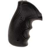 Pachmayr Diamond Pro Series grip for S&W N-Frame Round Butt, Black – front view